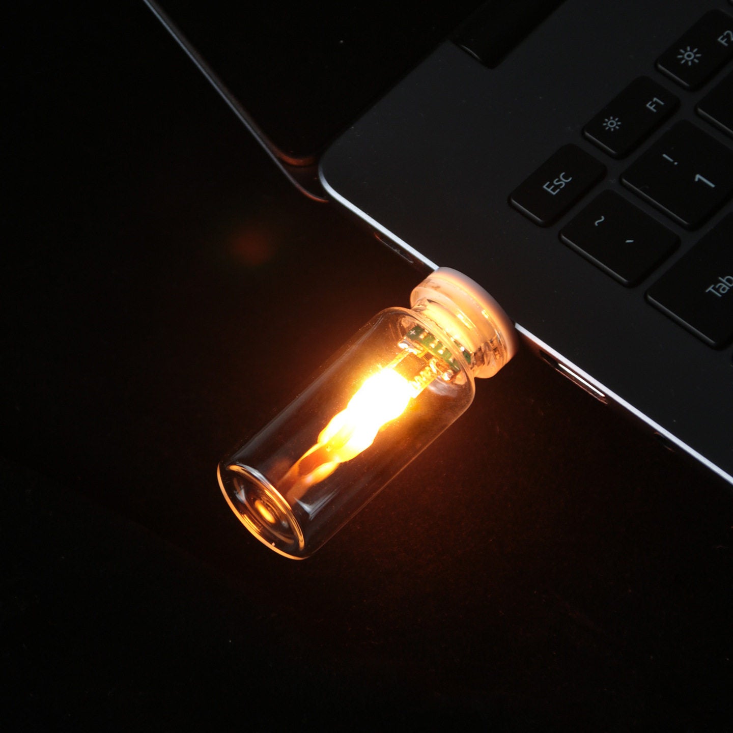 USB Flame Effect Night Light