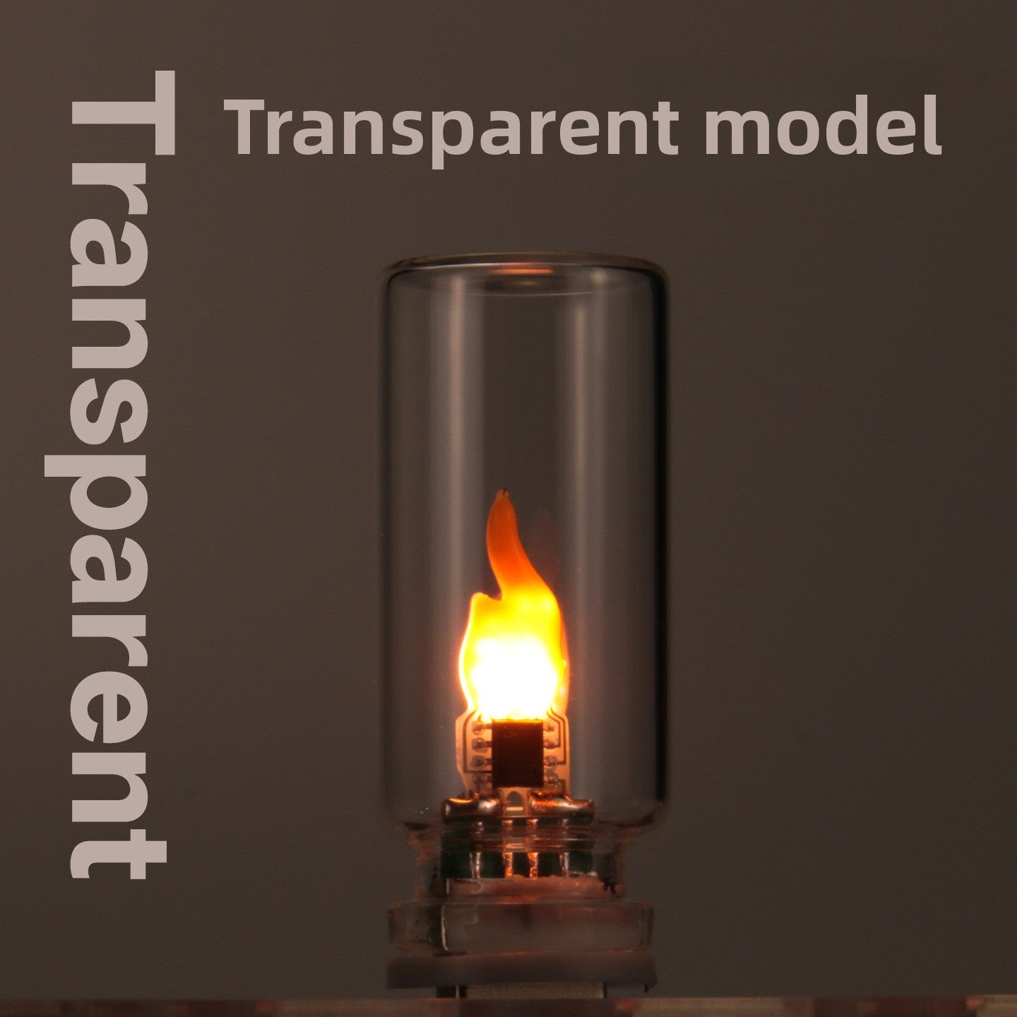 USB Flame Effect Night Light