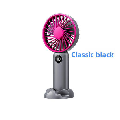 USB Handheld Fan with Long Battery Life and Strong Wind