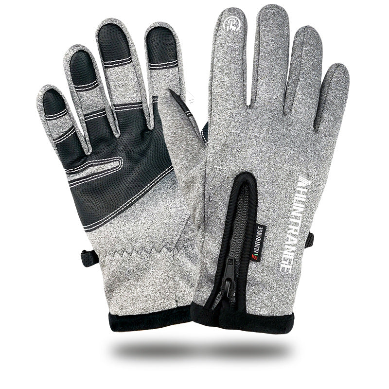 USB Heated Gloves Windproof Waterproof Reflective