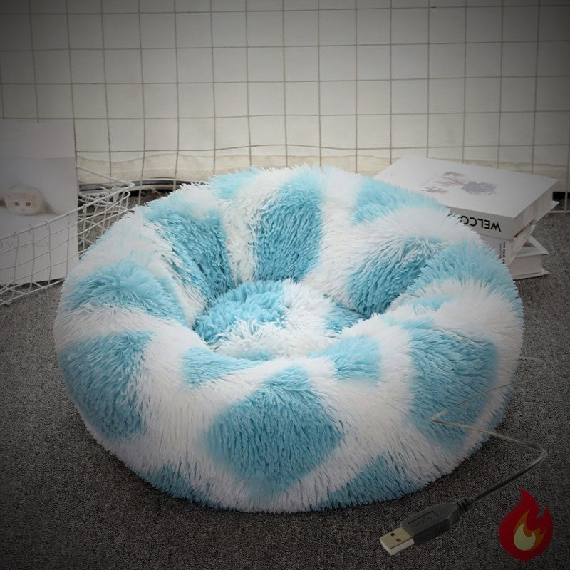 USB Heated Pet Bed Cat Dog Warming Nest