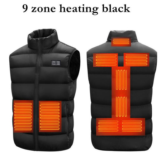 USB Heated Vest with Stand Collar