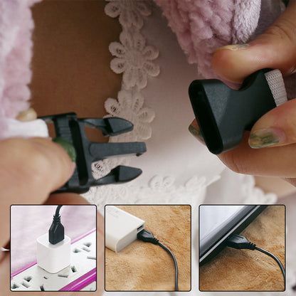 USB Heating Blanket Portable Electric Warm Throw for Winter
