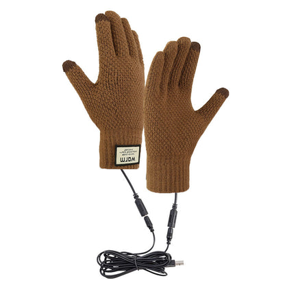 USB Heating Touchscreen Gloves