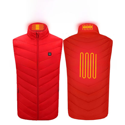 USB Heating Vest with Multiple Warm Zones