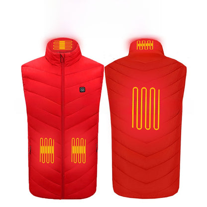 USB Heating Vest with Multiple Warm Zones