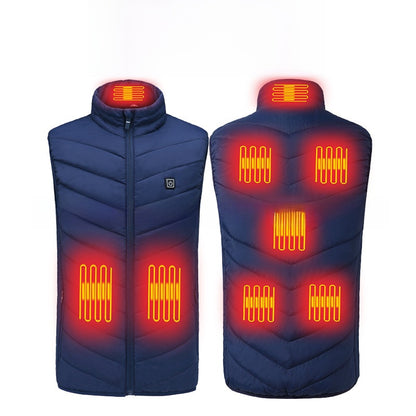USB Heating Vest with Multiple Warm Zones