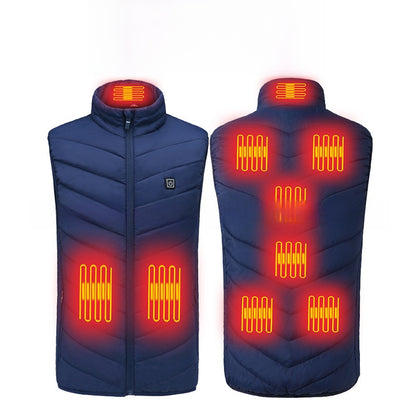 USB Heating Vest with Multiple Warm Zones