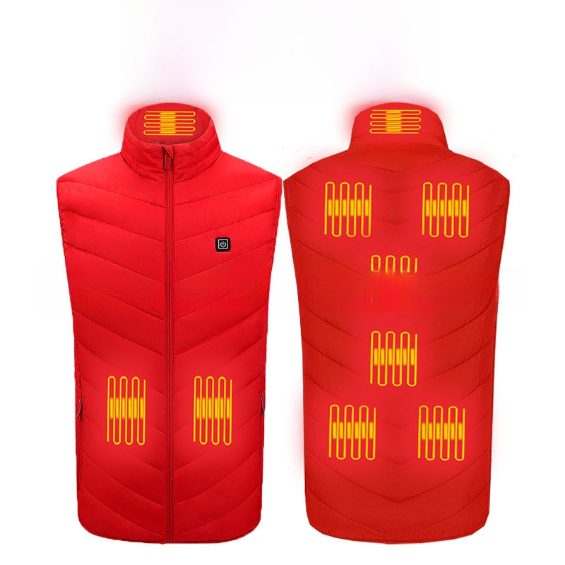 USB Heating Vest with Multiple Warm Zones