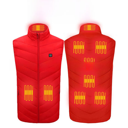 USB Heating Vest with Multiple Warm Zones
