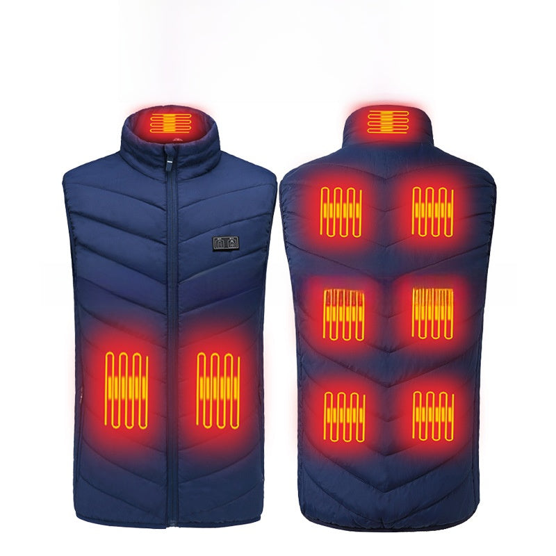 USB Heating Vest with Multiple Warm Zones