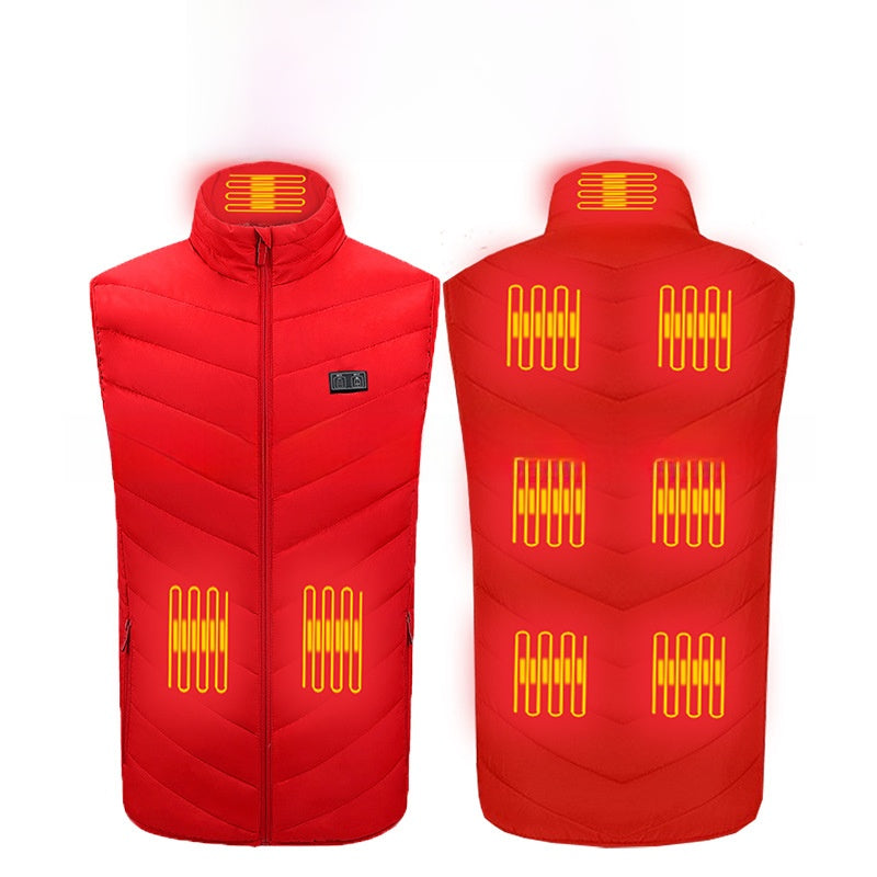 USB Heating Vest with Multiple Warm Zones