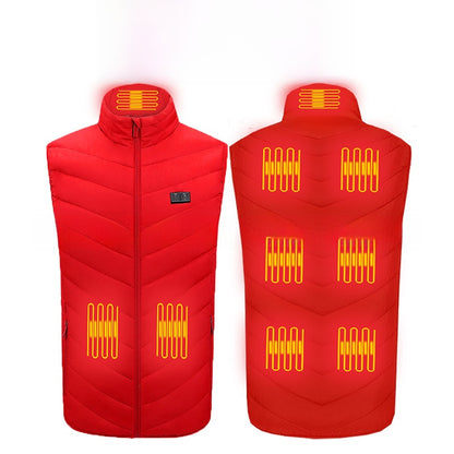 USB Heating Vest with Multiple Warm Zones