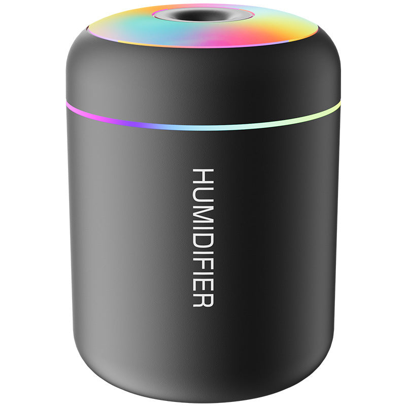 USB Mini Humidifier with Colorful Light for Car and Home
