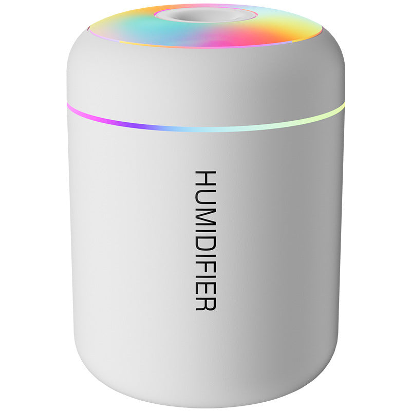 USB Mini Humidifier with Colorful Light for Car and Home