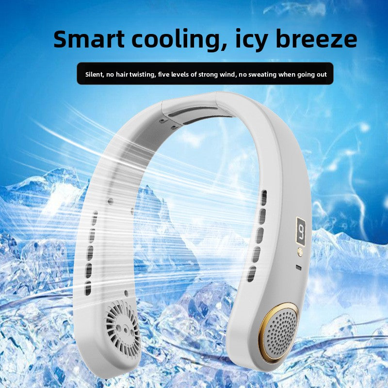 USB Neck Fan with Brushless Motor