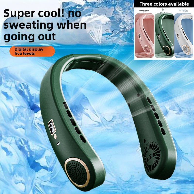 USB Neck Fan with Brushless Motor