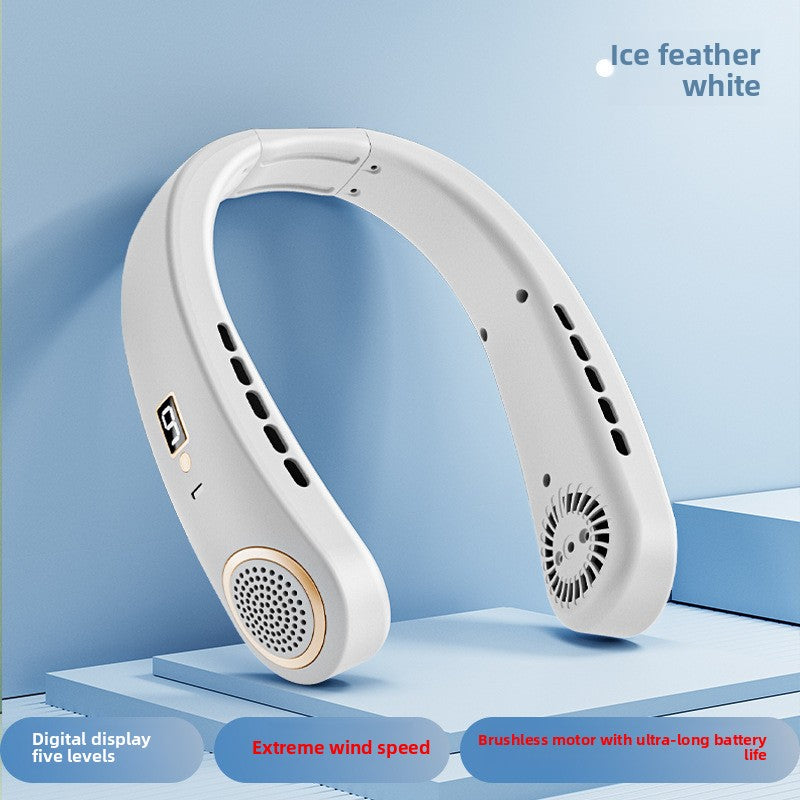 USB Neck Fan with Brushless Motor