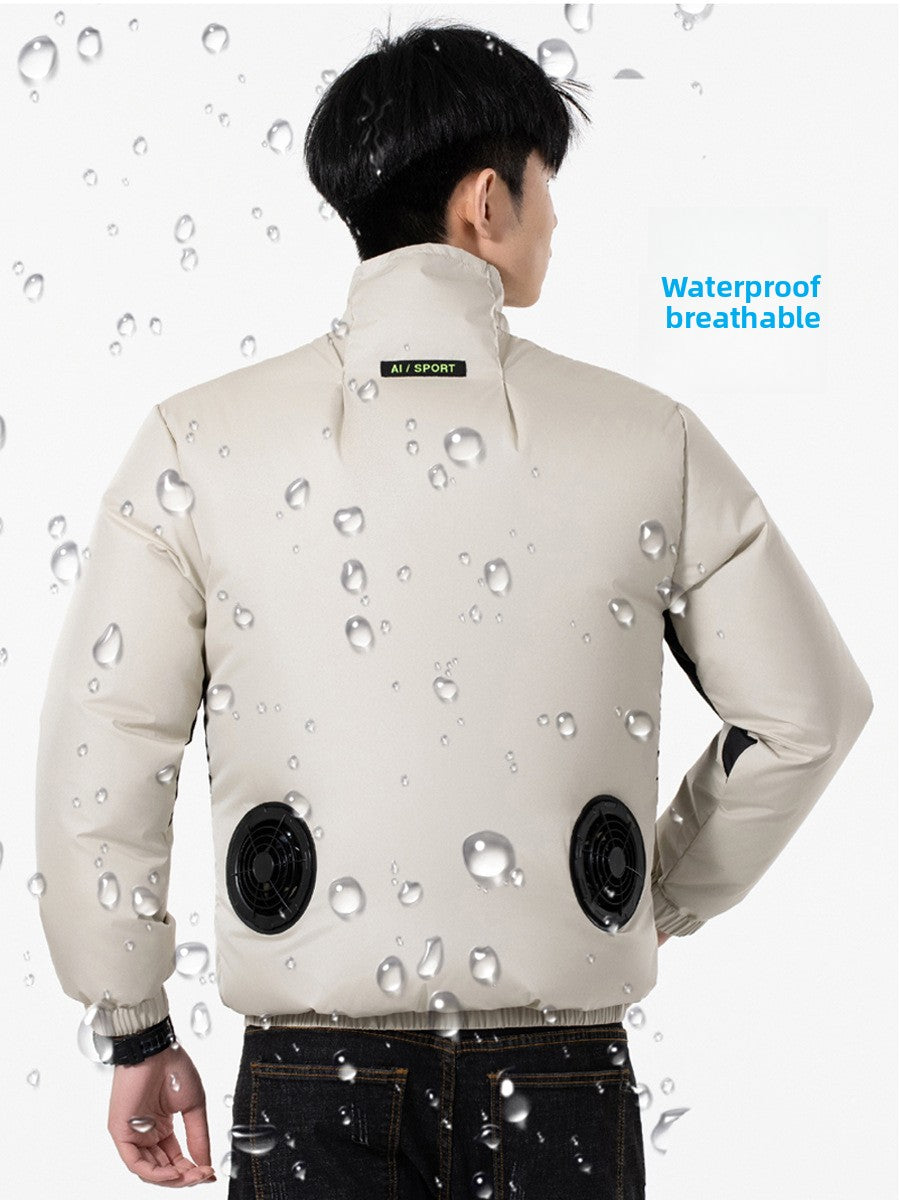 USB Powered Cooling Jacket with Reflective Strips
