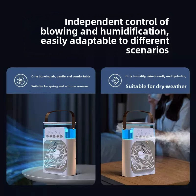 USB Powered Desktop Cooling Fan with Mist Function
