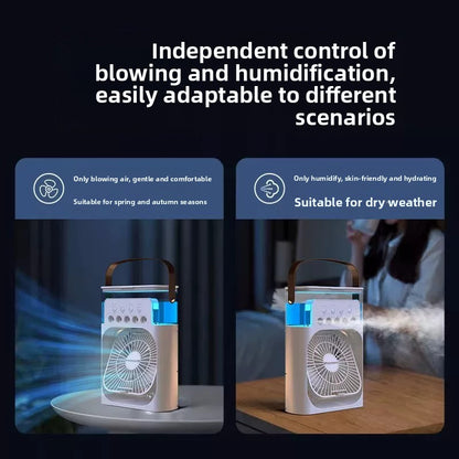 USB Powered Desktop Cooling Fan with Mist Function