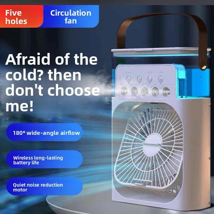 USB Powered Desktop Cooling Fan with Mist Function