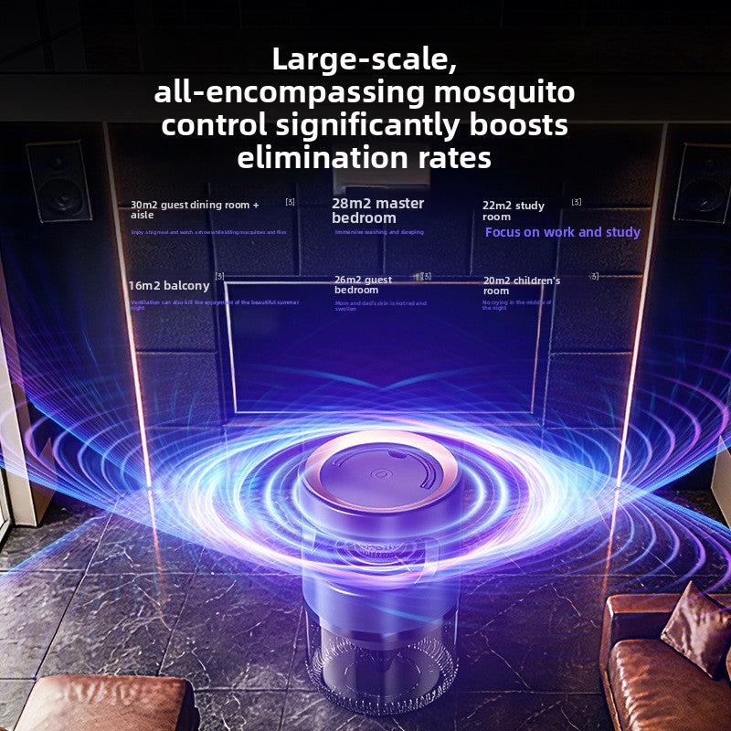 USB-Powered Mosquito Trap Lamp with 720-Degree Coverage