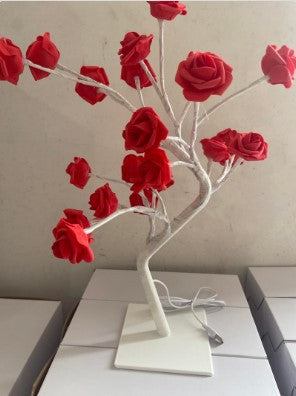 USB Powered Rose Tree Night Light
