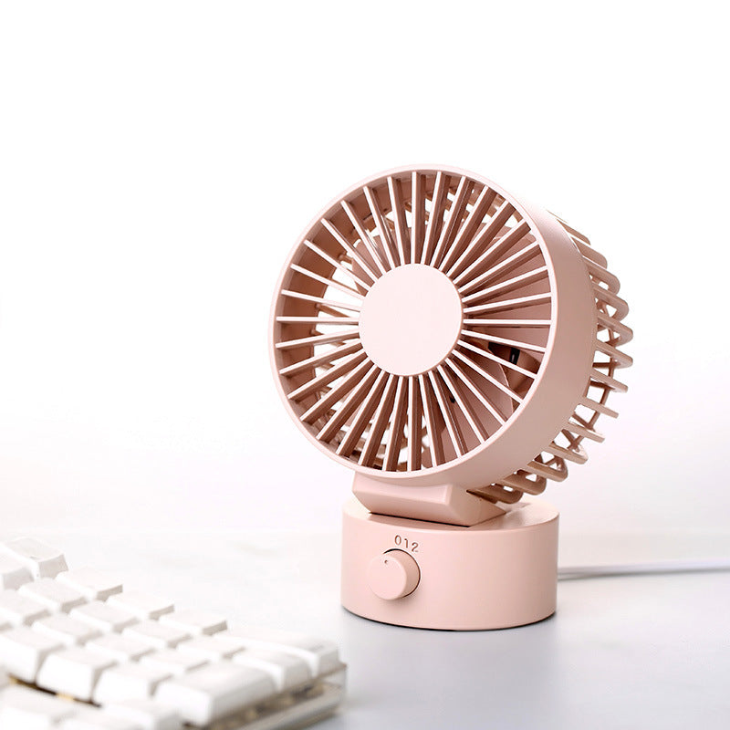 USB Powered Ultra-Quiet Dual Blade Desktop Fan