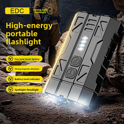 USB Rechargeable Aluminum Flashlight