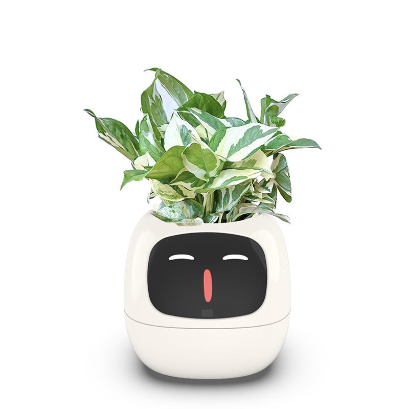 USB rechargeable automatic water-absorbing flowerpot
