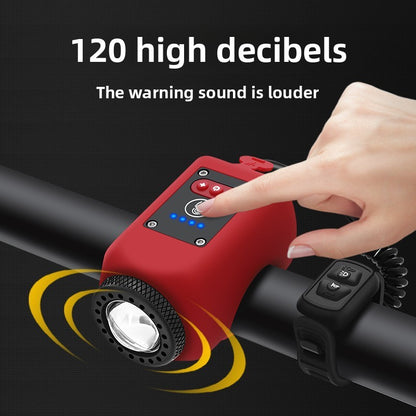 USB Rechargeable Bicycle Headlight with Horn