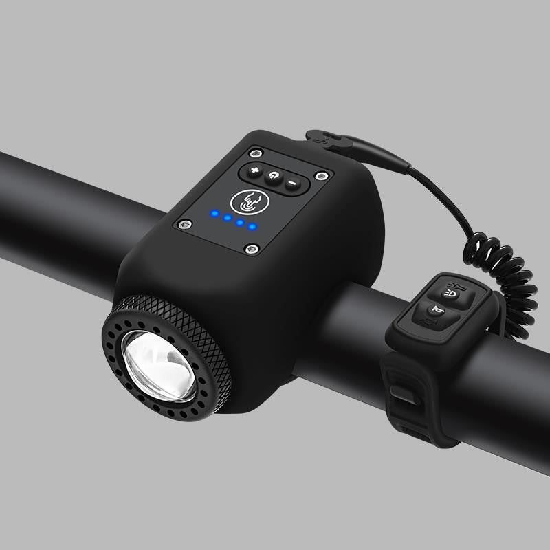 USB Rechargeable Bicycle Headlight with Horn