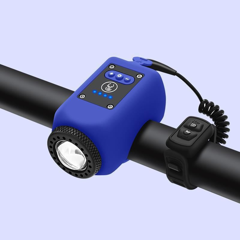 USB Rechargeable Bicycle Headlight with Horn