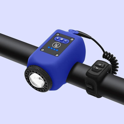 USB Rechargeable Bicycle Headlight with Horn