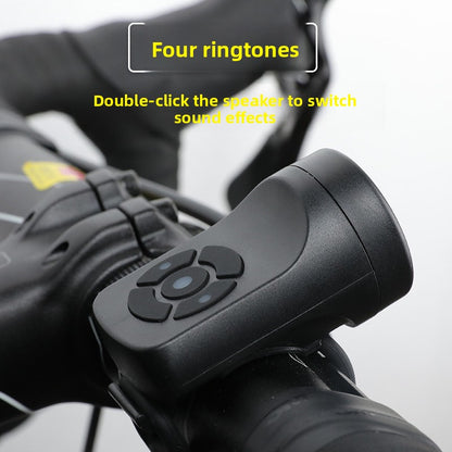 USB Rechargeable Bicycle Horn with Alarm