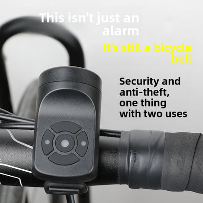 USB Rechargeable Bicycle Horn with Alarm