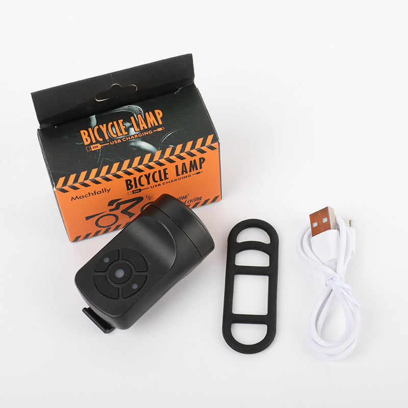 USB Rechargeable Bicycle Horn with Alarm
