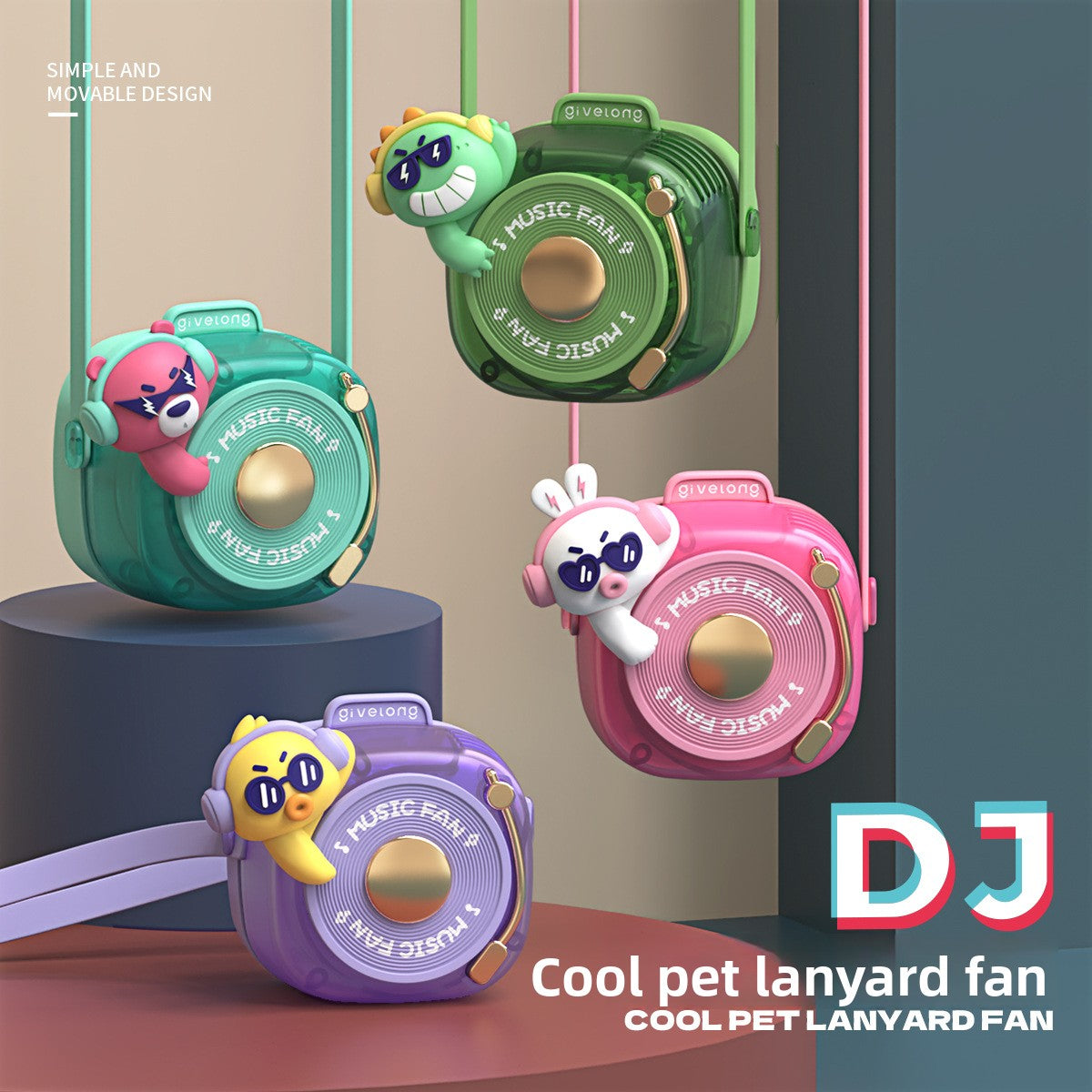 USB Rechargeable Bladeless Neck Fan