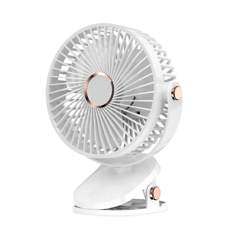 USB Rechargeable Clip Desk Fan