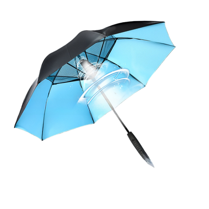 USB Rechargeable Cooling Umbrella with Mist Spray