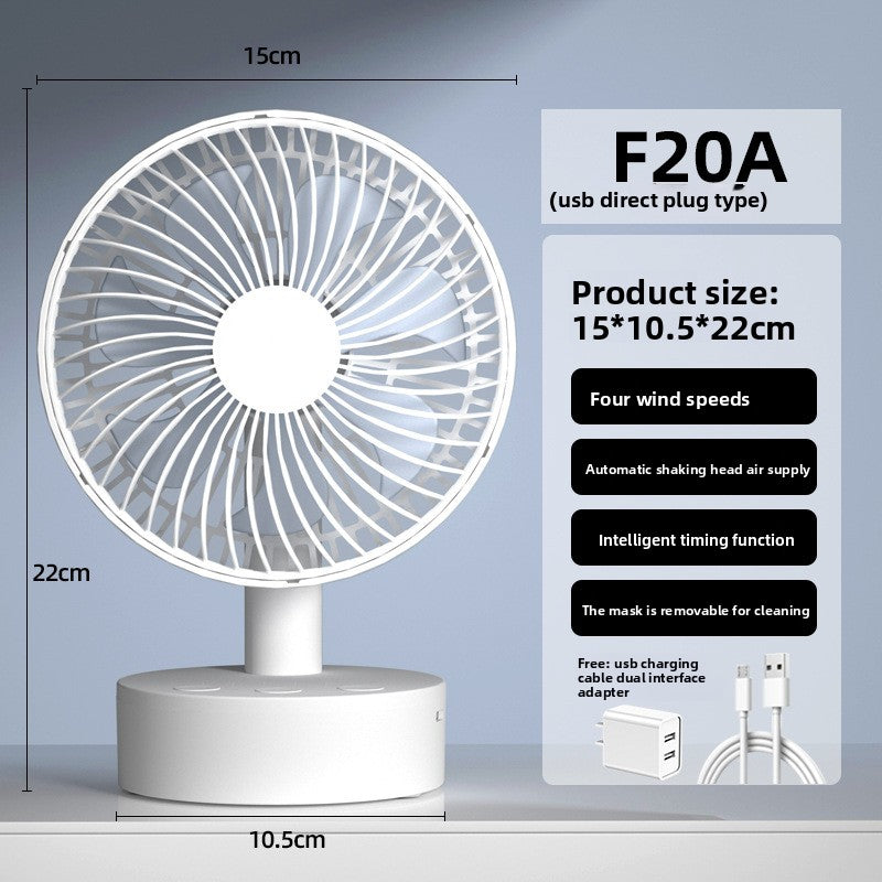 USB Rechargeable Desk Fan