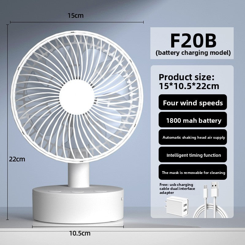 USB Rechargeable Desk Fan