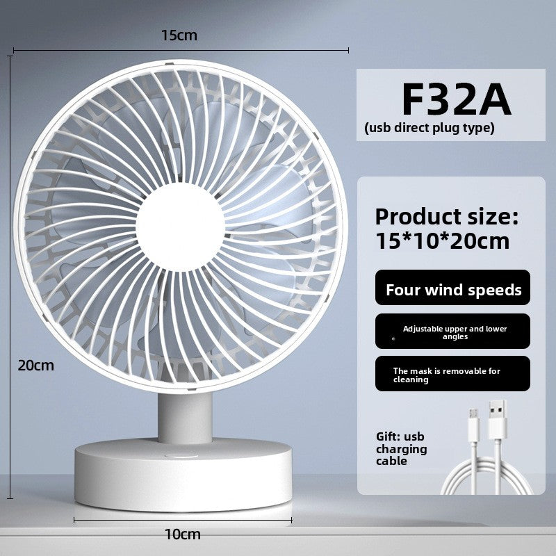 USB Rechargeable Desk Fan