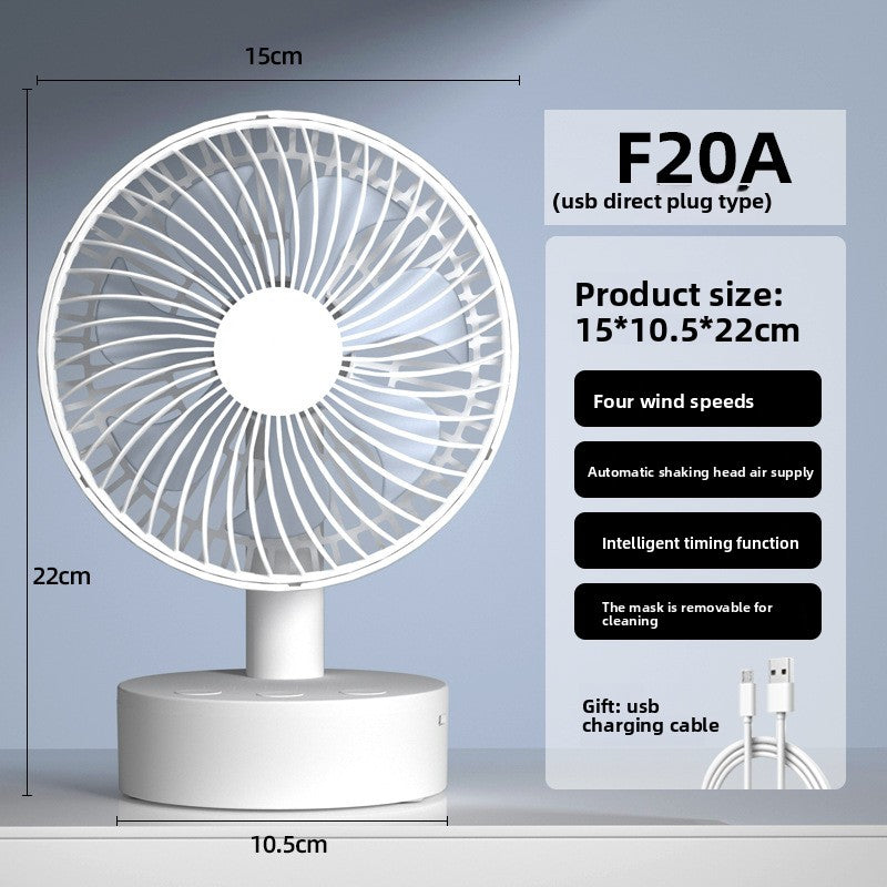 USB Rechargeable Desk Fan