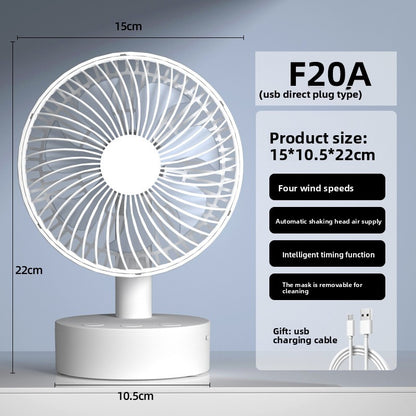 USB Rechargeable Desk Fan