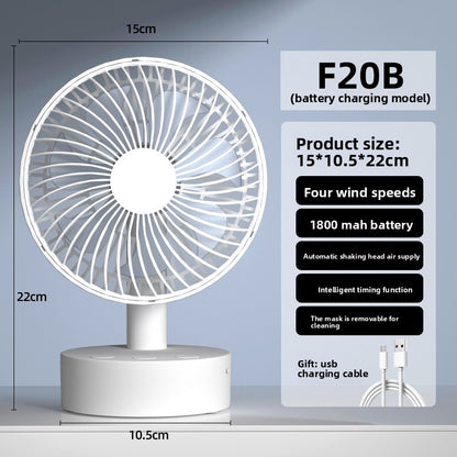 USB Rechargeable Desk Fan