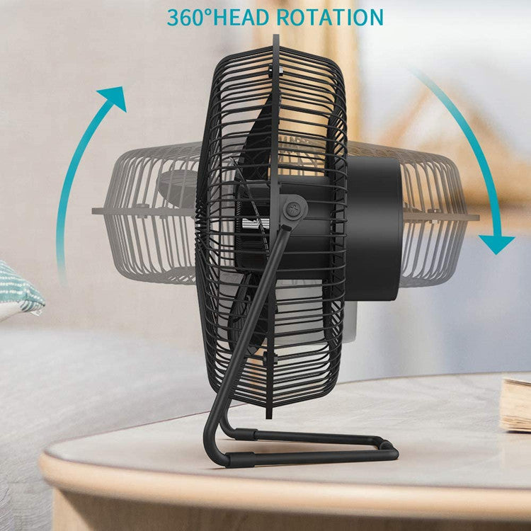 USB Rechargeable Desktop Air Circulation Fan