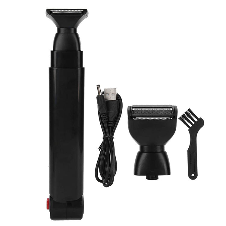USB Rechargeable Double-headed Back Shaver