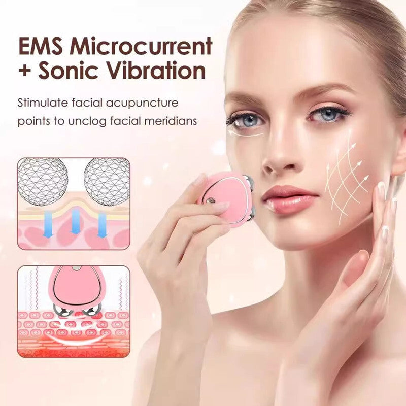 USB Rechargeable Dual Head Facial Massager